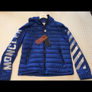 RARE Moncler x Off White Tablier Color Navy NWT!
